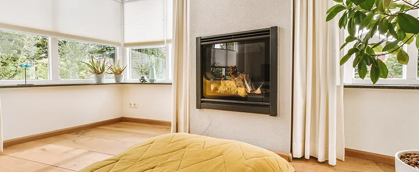 Residential Fireplace Ceramic Glass Installation in Newport, WA