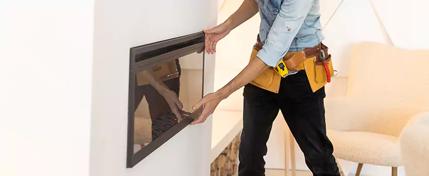 Metal Fireplace Installation in Newport, Washington