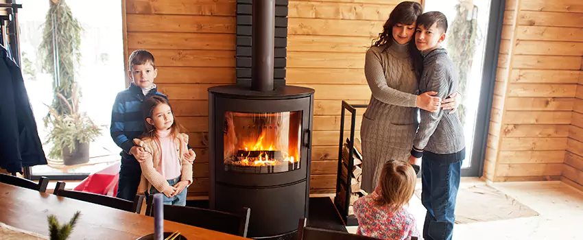 Morso Cast Iron Fireplace Insert Installation in Newport, Washington