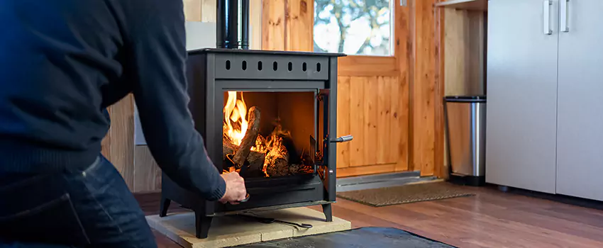 Open Hearth Wood Fireplace Installation in Wilburton, WA