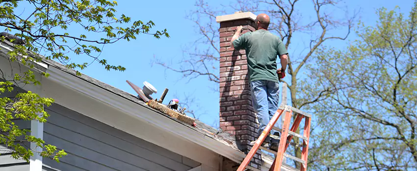 Vinyl and PVC Chimney Flashing Installation in Newport, WA