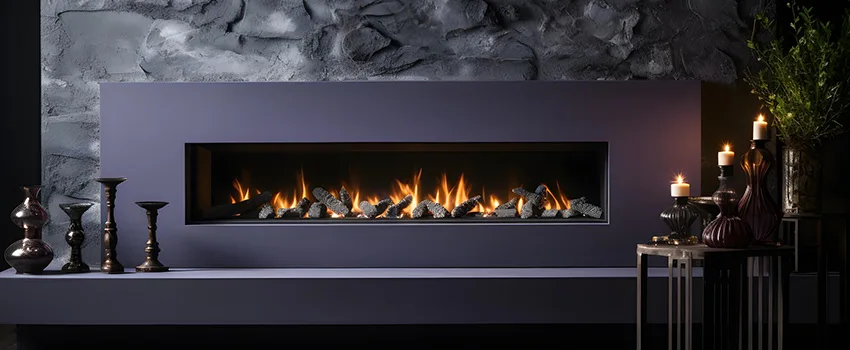 Ember Bed for Ventless Gas Fireplace in Newport, WA