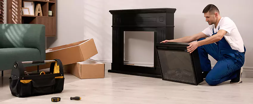 Old Rusted Metal Fireplace Repair And Replacement in Newport, WA