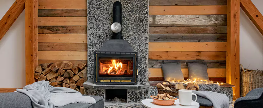 Thelin Hearth Products Direct Vent Gas Stove Fireplace Inspection in Newport, Washington