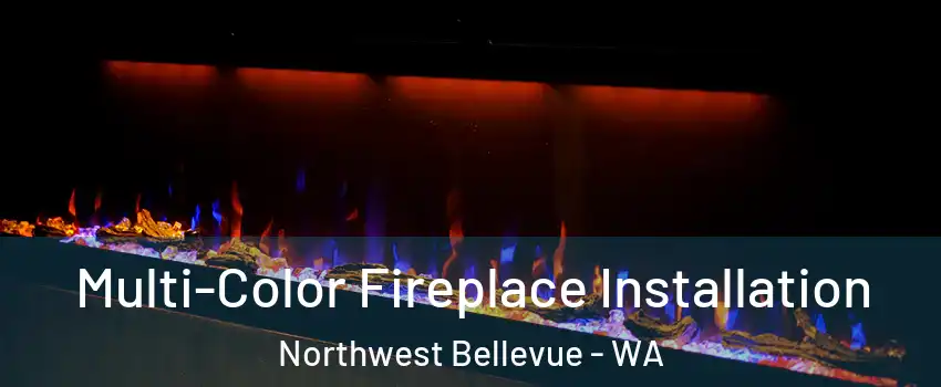 Multi-Color Fireplace Installation Northwest Bellevue - WA